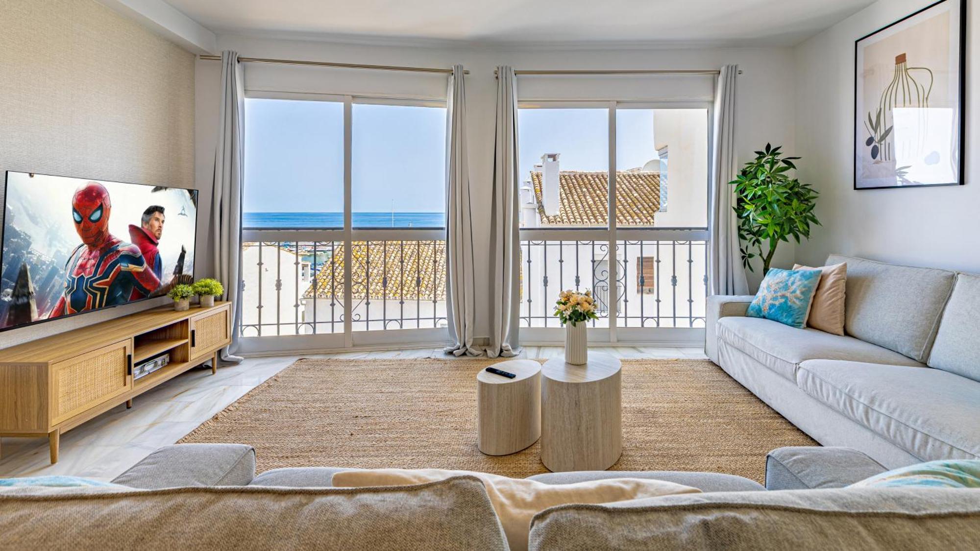 Vacation Marbella I Sea Views, 24-7 Security, Parking, Walk To Everything In Luxurious Puerto Banus Exteriör bild